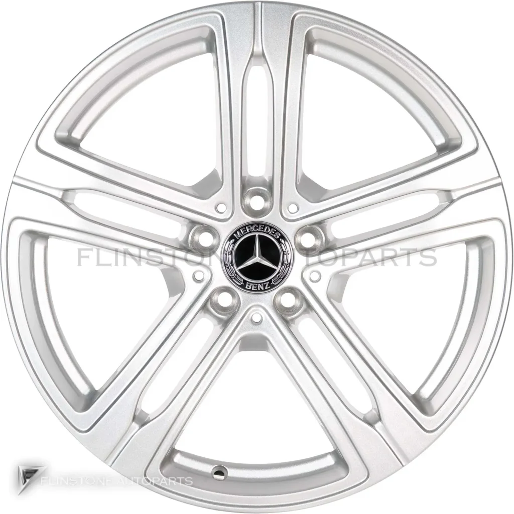 ล้อแท้นำเข้า Mercedes-Benz 5 Spoke ขอบ 19 นิ้ว รุ่น 294-19 สี Vanadium Silver