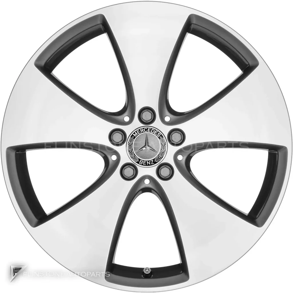 ล้อแท้นำเข้า Mercedes-Benz 5 Spoke ขอบ 19 นิ้ว รุ่น 213-19 สี Tremolite Metallic with High Sheen