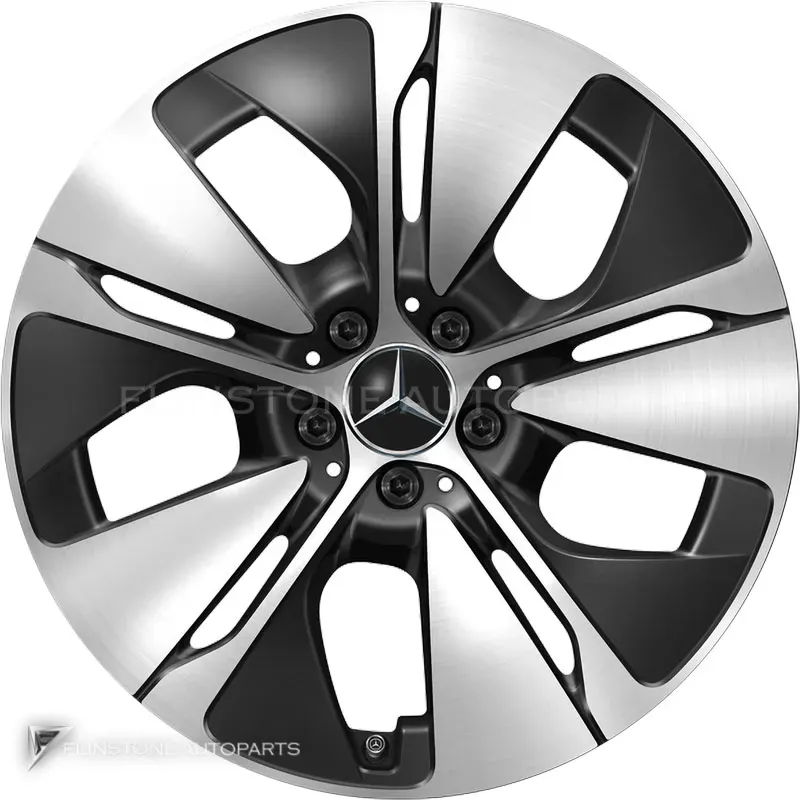 ล้อแท้นำเข้า Mercedes-Benz 5 Spoke ขอบ 19 นิ้ว รุ่น 214-19 สี Gloss Back with High Sheen