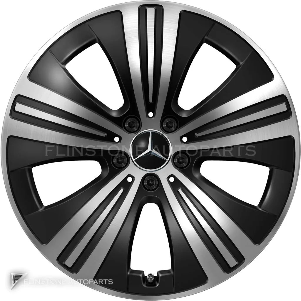 ล้อแท้นำเข้า Mercedes-Benz 5 Spoke ขอบ 19 นิ้ว รุ่น 295-19 สี Gloss Back with High Sheen