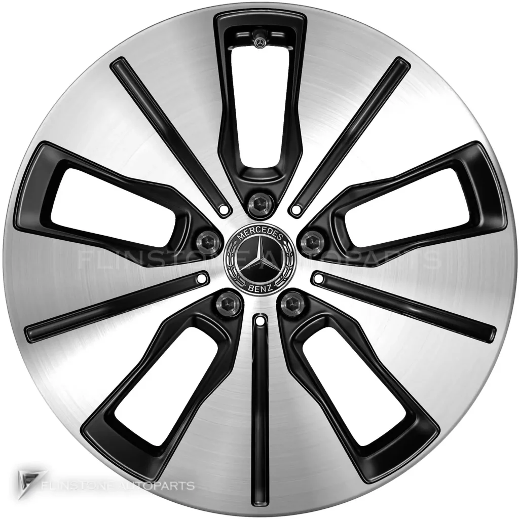 ล้อแท้นำเข้า Mercedes-Benz 5 Spoke ขอบ 19 นิ้ว รุ่น 293-19 สี Gloss Black with High Sheen
