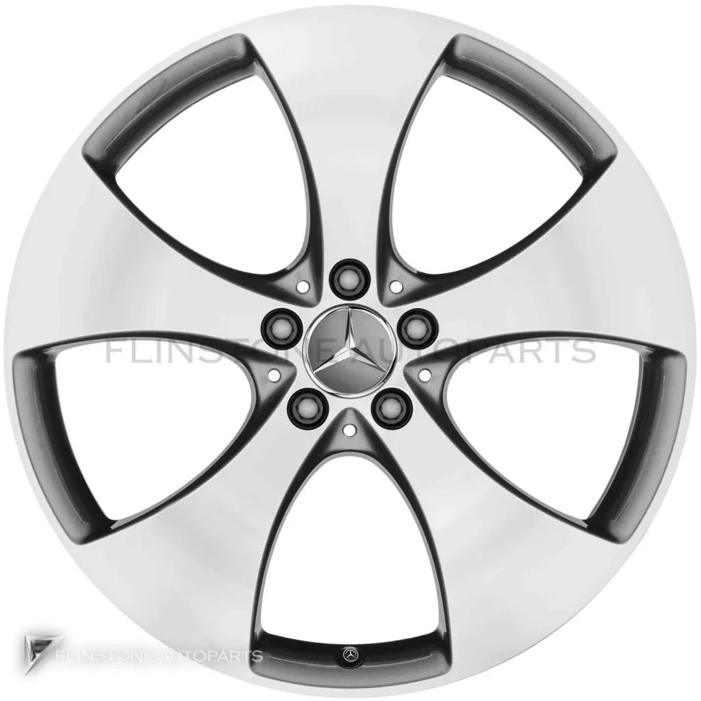 ล้อแท้นำเข้า Mercedes-Benz 5 Spoke ขอบ 21 นิ้ว รุ่น 292-21 สี Himalaya Grey with High Sheen