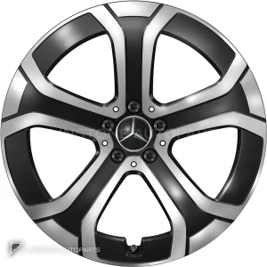 Genuine Wheels Mercedes-Benz 5 Spoke trim 20 inch model 254-20 Colour Gloss Back with High Sheen