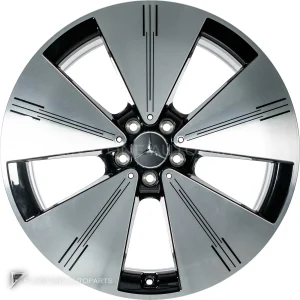 Genuine Wheels Mercedes-Benz 5 Spoke trim 21 inch model 297-21 Colour Black and Black Detail with High Sheen