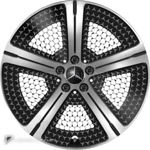 Genuine Wheels Mercedes-Benz 5 Spoke trim 20 inch model 297-20 Colour Gloss Black with High Sheen