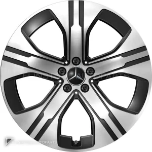 Genuine Wheels Mercedes-Benz 5 Spoke trim 21 inch model 294-21 Colour Gloss Back with High Sheen