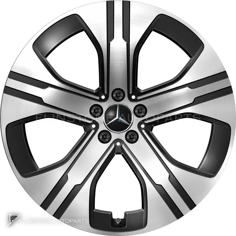 ล้อแท้นำเข้า Mercedes-Benz 5 Spoke ขอบ 21 นิ้ว รุ่น 294-21 สี Gloss Back with High Sheen