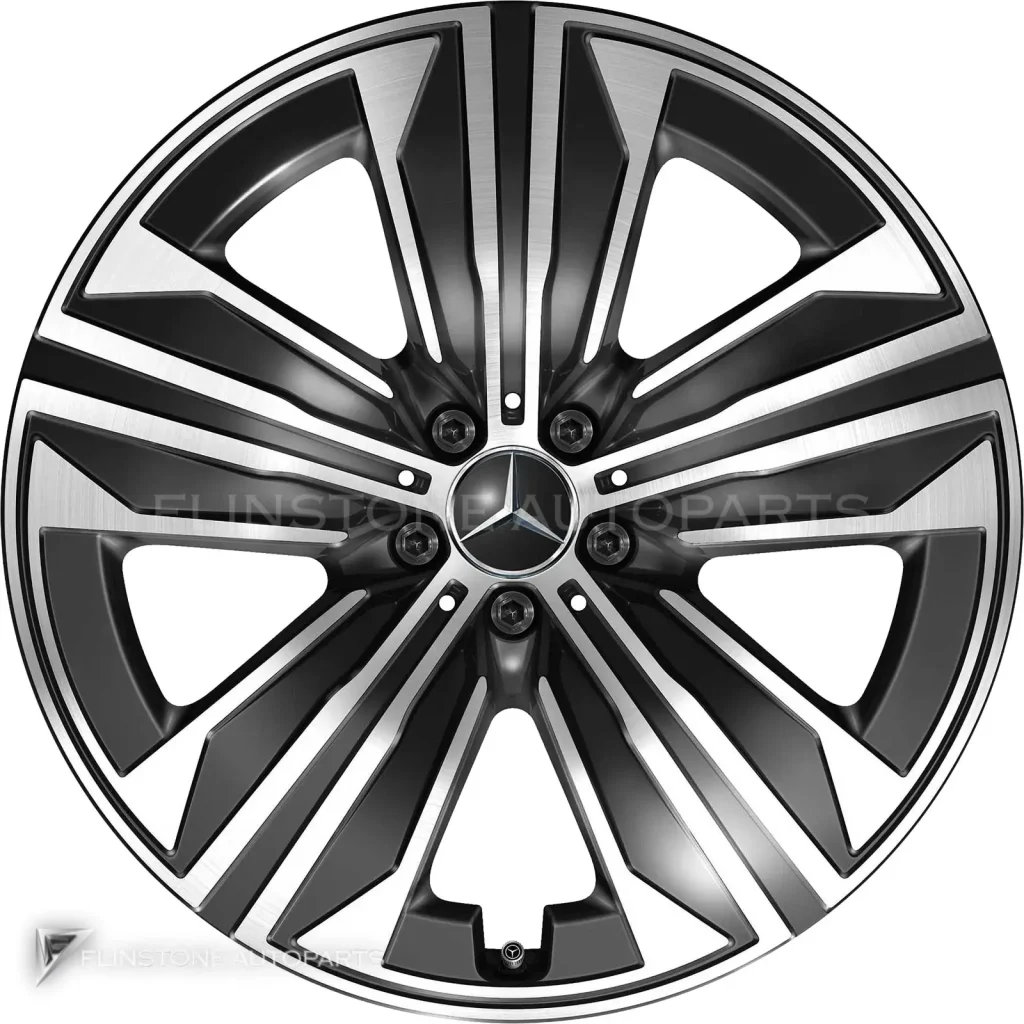 ล้อแท้นำเข้า Mercedes-Benz 5 Spoke ขอบ 21 นิ้ว รุ่น 296-21 สี Gloss Back with High Sheen