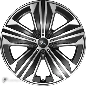 Genuine Wheels Mercedes-Benz 5 Spoke trim 21 inch model 296-21 Colour Gloss Back with High Sheen