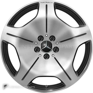 Genuine Wheels Mercedes-Benz 5 Spoke trim 19 inch model 223-19 Colour Black and Black Detail with High Sheen