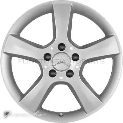 ล้อแท้นำเข้า Mercedes-Benz 5 Spoke ขอบ 17 นิ้ว รุ่น 203-17 สี Titanium Silver