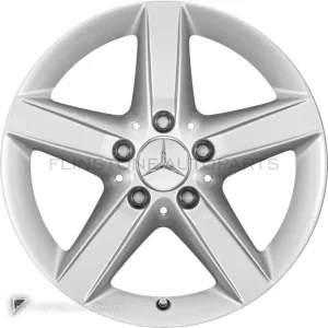 Genuine Wheels Mercedes-Benz 5 Spoke trim 16 inch model 171-16 Colour Titanium Silver