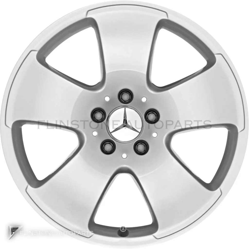 ล้อแท้นำเข้า Mercedes-Benz 5 Spoke ขอบ 18 นิ้ว รุ่น 216-18 สี Chrome Look