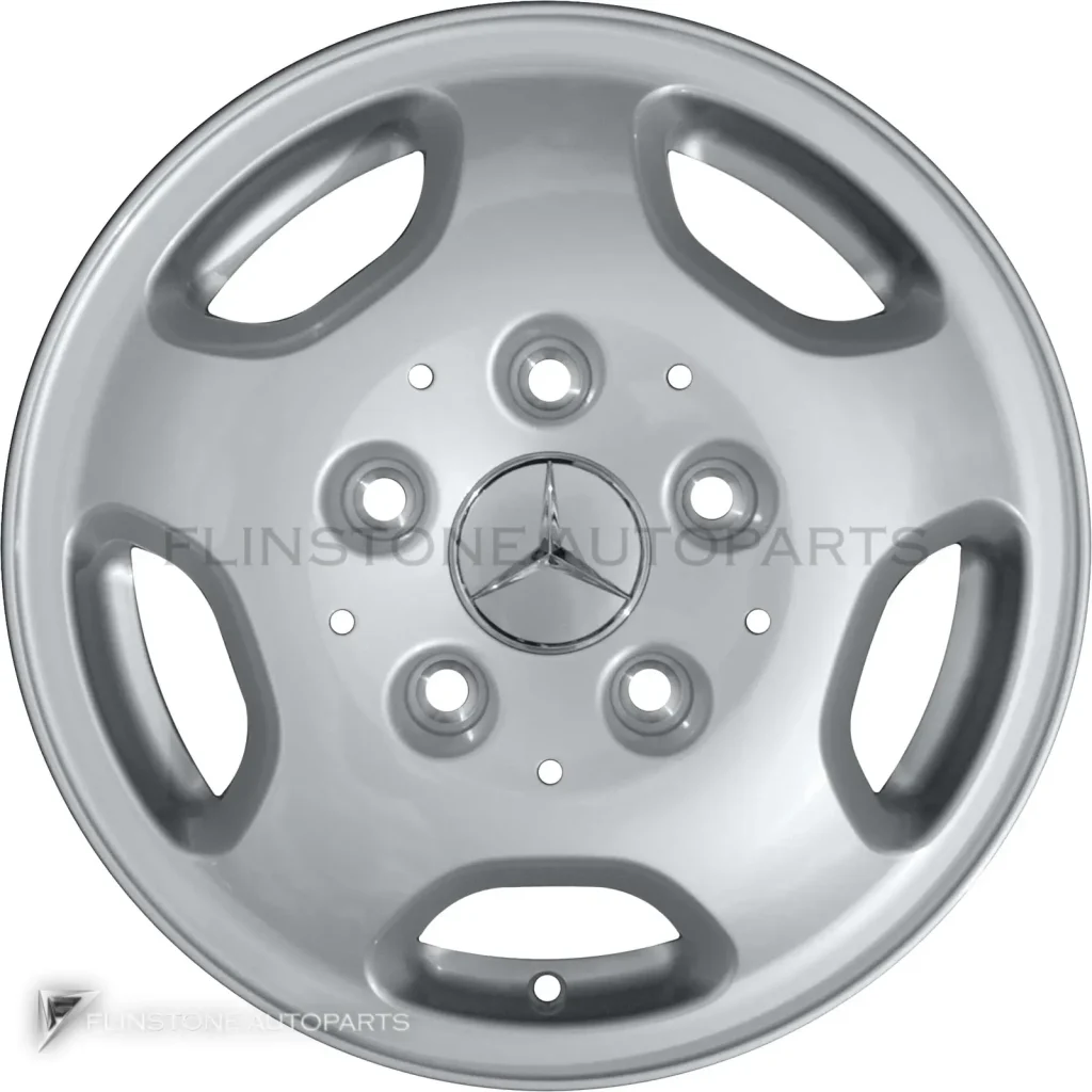 ล้อแท้นำเข้า Mercedes-Benz 5 Spoke ขอบ 15 นิ้ว รุ่น 903-15 สี Standard Silver