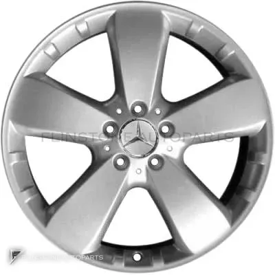 ล้อแท้นำเข้า Mercedes-Benz 5 Spoke Wing Design ขอบ 19 นิ้ว รุ่น 164-19 สี Titanium Silver