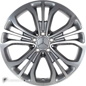Genuine Wheels Mercedes-Benz 5 Triple Spoke trim 19 inch model 217-19 Colour Himalaya Grey with High Sheen