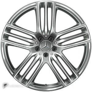 Genuine Wheels Mercedes-Benz 5 Triple Spoke trim 21 inch model 167-21 Colour Himalaya Grey with High Sheen