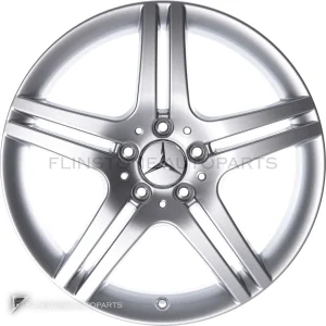 Genuine Wheels Mercedes-Benz 5 Twin Spoke trim 18 inch model 203-18 Colour Titanium Silver