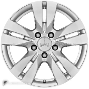 Genuine Wheels Mercedes-Benz 5 Twin Spoke trim 16 inch model 212-16 Colour Titanium Silver with High Sheen