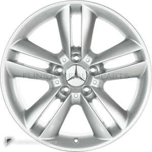 Genuine Wheels Mercedes-Benz 5 Twin Spoke trim 17 inch model 209-17 Colour Titanium Silver