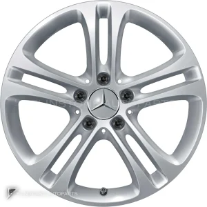 ล้อแท้นำเข้า Mercedes-Benz 5 Twin Spoke ขอบ 17 นิ้ว รุ่น 177-17