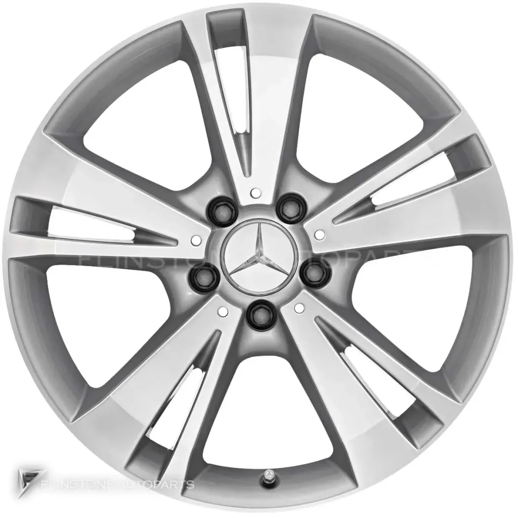 ล้อแท้นำเข้า Mercedes-Benz 5 Twin Spoke ขอบ 18 นิ้ว รุ่น 212-18