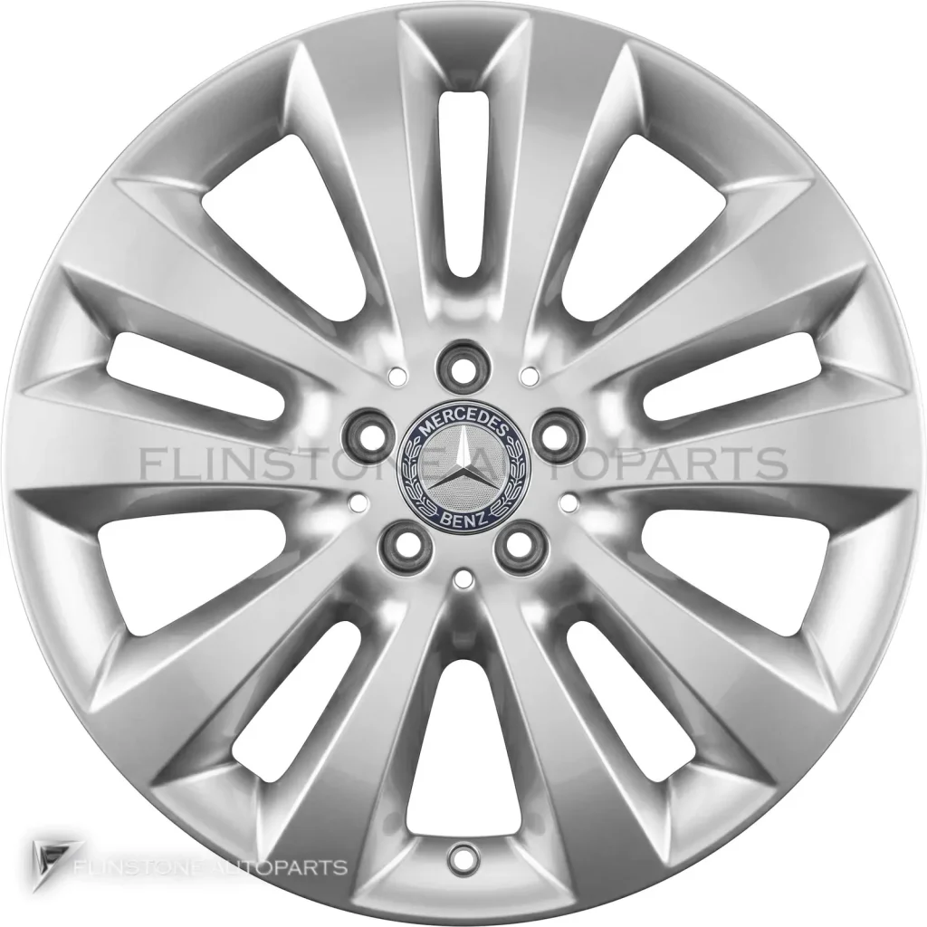 ล้อแท้นำเข้า Mercedes-Benz 5 Twin Spoke ขอบ 19 นิ้ว รุ่น 251-19 สี Vanadium Silver