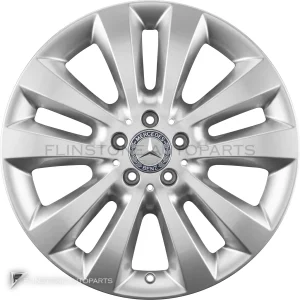 Genuine Wheels Mercedes-Benz 5 Twin Spoke trim 19 inch model 251-19 Colour Vanadium Silver
