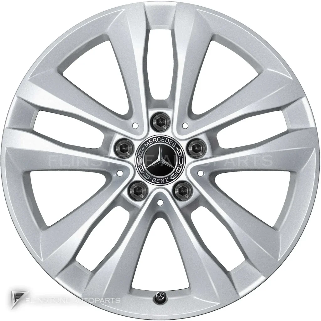 ล้อแท้นำเข้า Mercedes-Benz 5 Twin Spoke ขอบ 17 นิ้ว รุ่น 205-17
