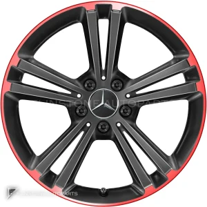 ล้อแท้นำเข้า Mercedes-Benz 5 Twin Spoke ขอบ 18 นิ้ว รุ่น 177-18
