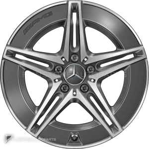 ล้อแท้นำเข้า Mercedes-Benz 5 Twin Spoke ขอบ 18 นิ้ว รุ่น 206-18