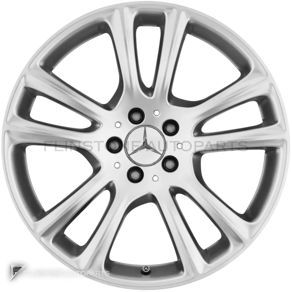 ล้อแท้นำเข้า Mercedes-Benz 5 Twin Spoke ขอบ 19 นิ้ว รุ่น 231-19 สี Vanadium Silver