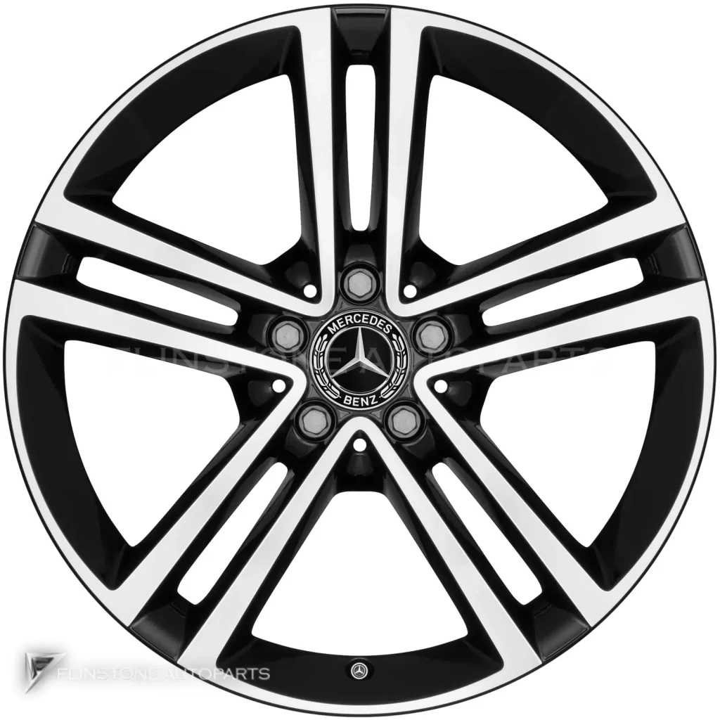 ล้อแท้นำเข้า Mercedes-Benz 5 Twin Spoke ขอบ 19 นิ้ว รุ่น 253-19 สี Gloss Black with High Sheen