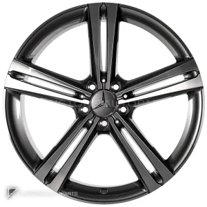 Genuine Wheels Mercedes-Benz 5 Twin Spoke trim 20 inch model 257-20 Colour Himalaya Grey with High Sheen