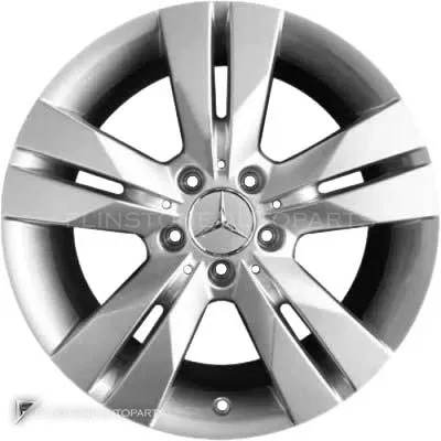 ล้อแท้นำเข้า Mercedes-Benz 5 Twin Spoke ขอบ 17 นิ้ว รุ่น 171-17 สี Titanium Silver