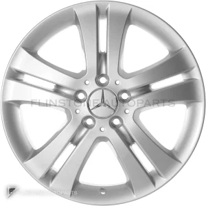 ล้อแท้ Mercedes-Benz 5 Twin Spoke ขอบ 18 นิ้ว รุ่น 251-18 สี Titanium Silver