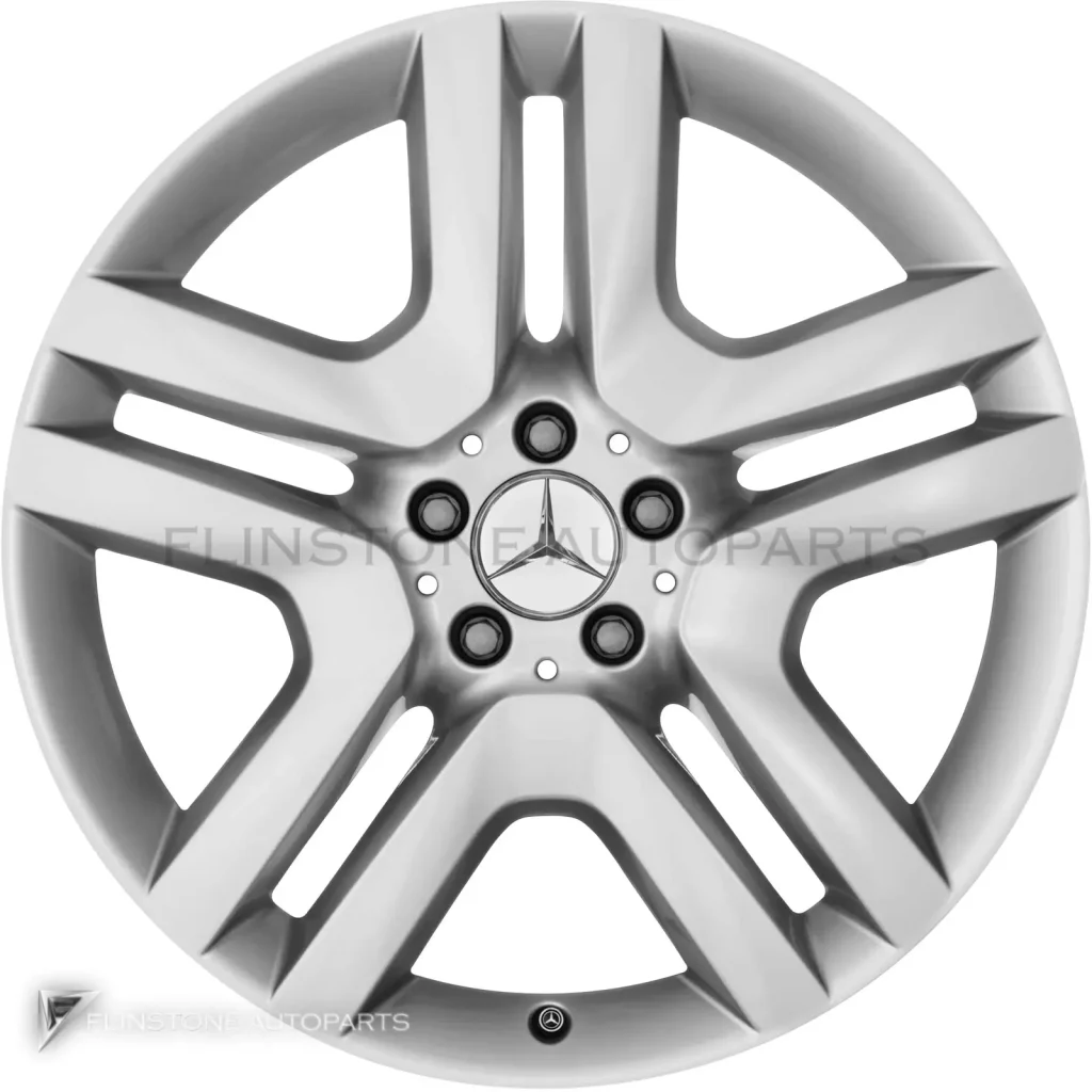 ล้อแท้นำเข้า Mercedes-Benz 5 Twin Spoke ขอบ 20 นิ้ว รุ่น 251-20 สี Titanium Silver