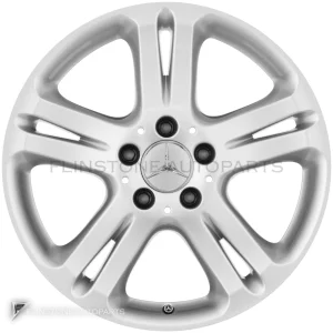 ล้อแท้ Mercedes-Benz 5 Twin Spoke ขอบ 16 นิ้ว รุ่น 211-16 สี Titanium Silver