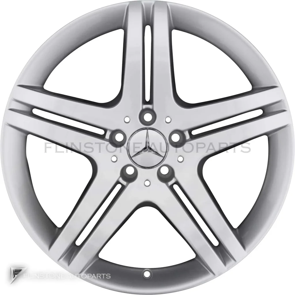 ล้อแท้นำเข้า Mercedes-Benz 5 Twin Spoke ขอบ 19 นิ้ว รุ่น 230-19 สี Titanium Silver