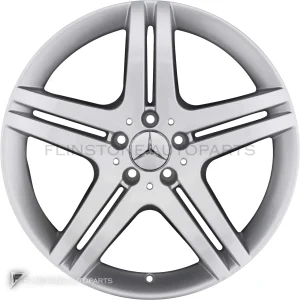 ล้อแท้ Mercedes-Benz 5 Twin Spoke ขอบ 19 นิ้ว รุ่น 230-19 สี Titanium Silver