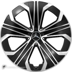 ล้อแท้ Mercedes-Benz 5 W Spoke ขอบ 21 นิ้ว รุ่น 294-21 สี Gloss Back with High Sheen