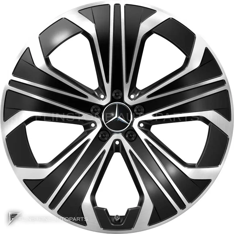 ล้อแท้นำเข้า Mercedes-Benz 5 W Spoke ขอบ 21 นิ้ว รุ่น 294-21 สี Gloss Back with High Sheen