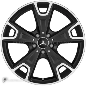 ล้อแท้ Mercedes-Benz 5 Y Spoke ขอบ 19 นิ้ว รุ่น 156-19 สี Matt Black with High Sheen