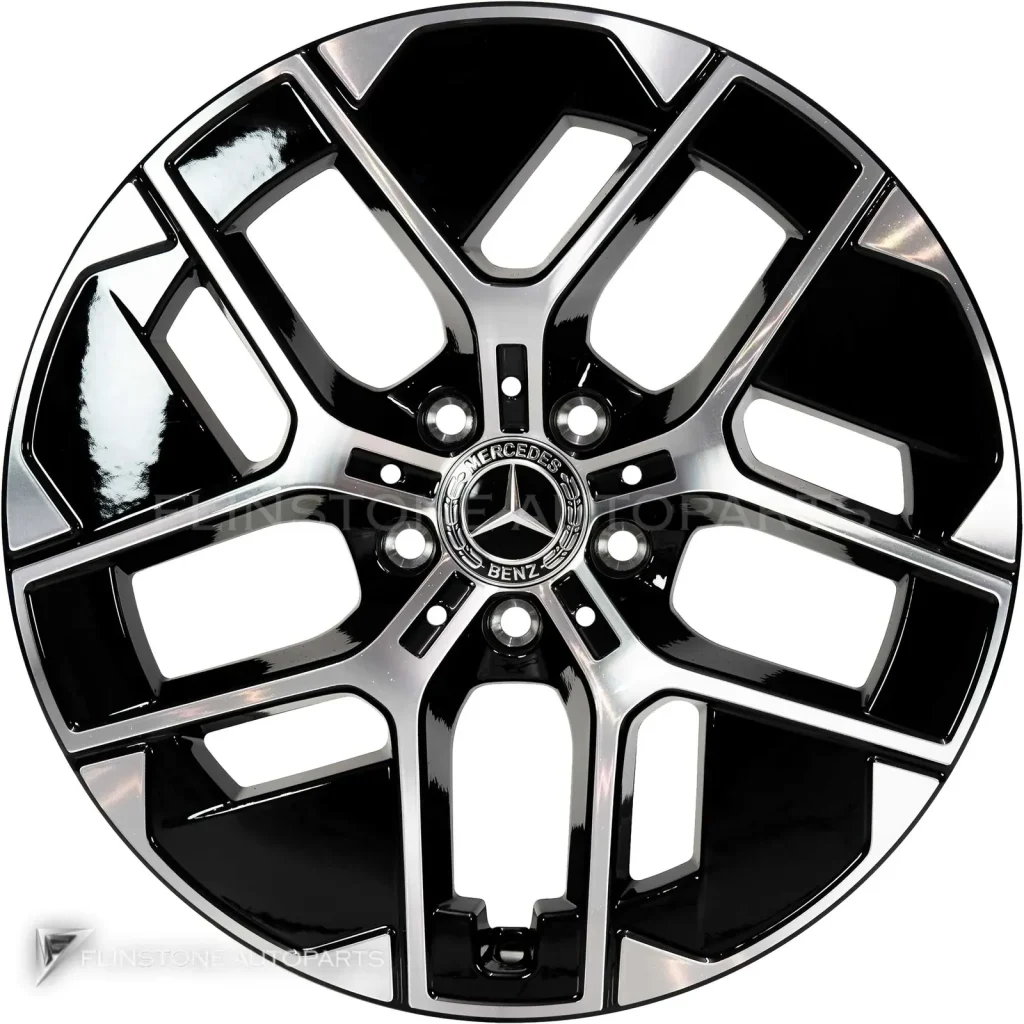 ล้อแท้นำเข้า Mercedes-Benz 5 Y Spoke ขอบ 18 นิ้ว รุ่น 214-18 สี Gloss Back with High Sheen