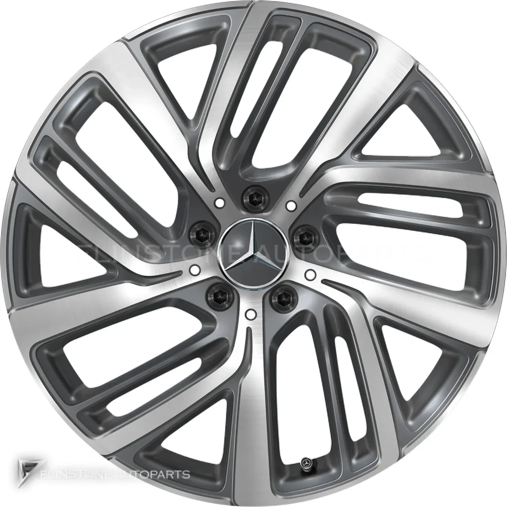ล้อแท้นำเข้า Mercedes-Benz 5 Y Spoke ขอบ 19 นิ้ว รุ่น 214-19 สี Tremolite Metallic with High Sheen