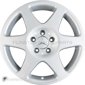ล้อแท้ Mercedes-Benz 6 Spoke ขอบ 17 นิ้ว รุ่น 163-17 สี Standard Silver