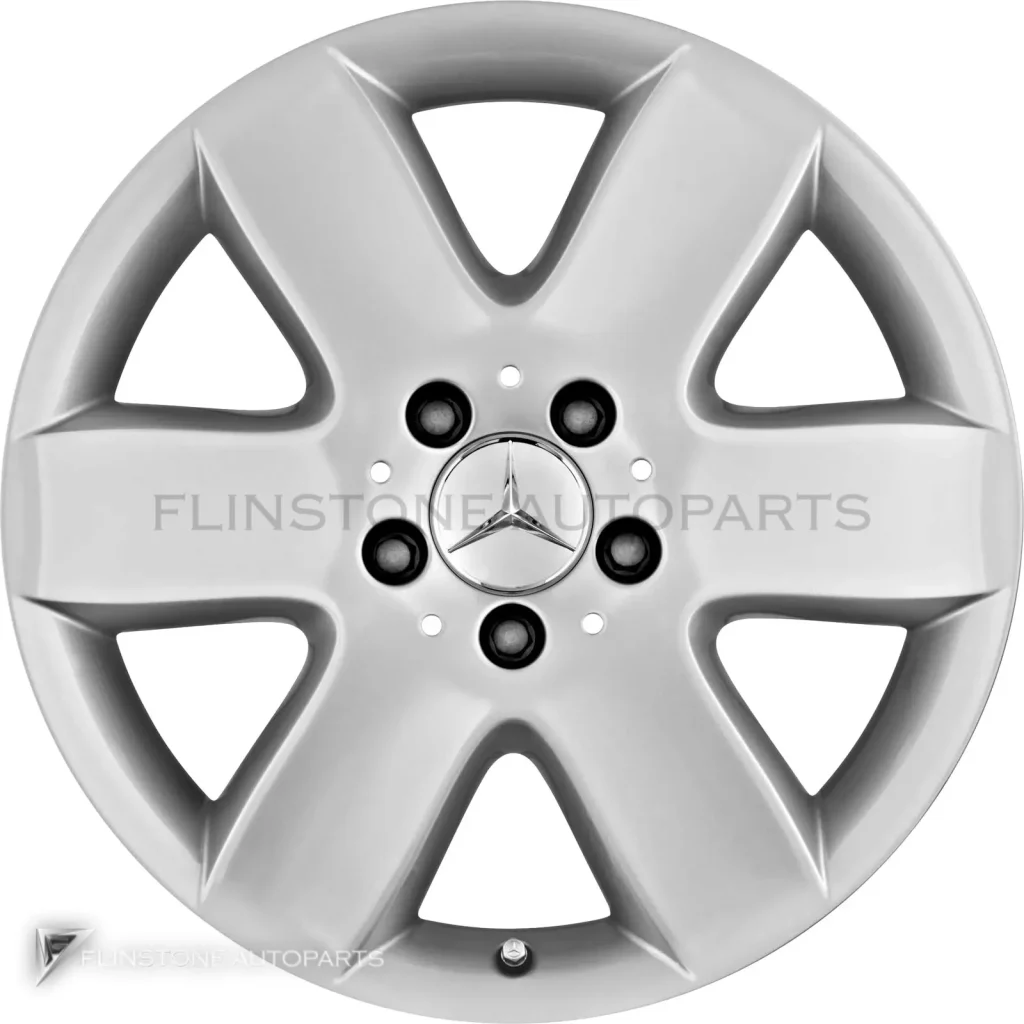 ล้อแท้นำเข้า Mercedes-Benz 6 Spoke ขอบ 17 นิ้ว รุ่น 639-17 สี Standard Silver