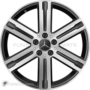 ล้อแท้ Mercedes-Benz 6 Spoke ขอบ 19 นิ้ว รุ่น 247-19 สี Matt Black with High Sheen