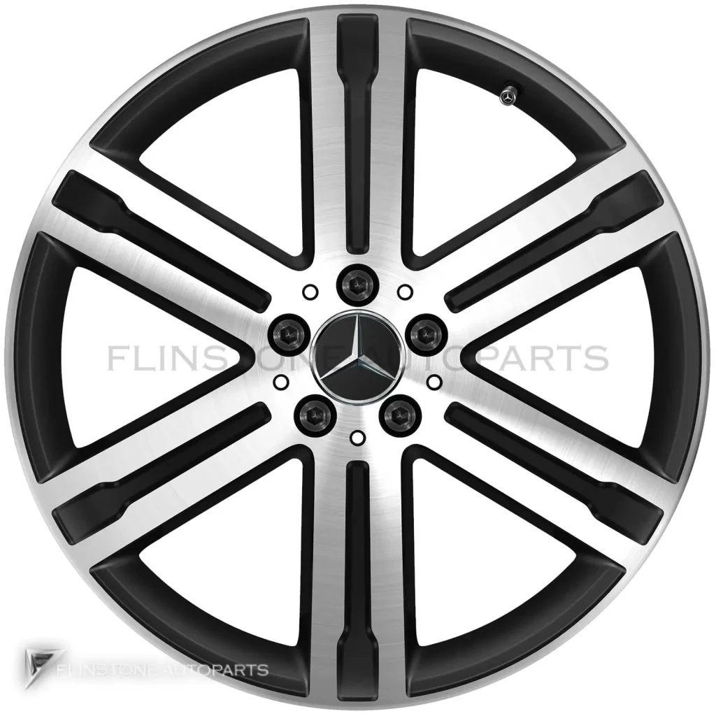 ล้อแท้นำเข้า Mercedes-Benz 6 Spoke ขอบ 20 นิ้ว รุ่น 247-20 สี Matt Black with High Sheen