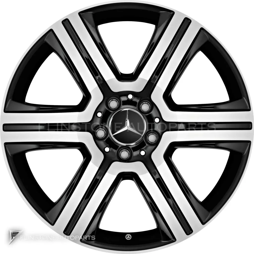 ล้อแท้นำเข้า Mercedes-Benz 6 Spoke ขอบ 19 นิ้ว รุ่น 253-19 สี Gloss Black with High Sheen